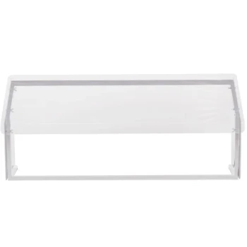 Carlisle 916007 60" x 12 1/4" x 13 1/4" Aluminum Standard Single Sneeze Guard for Five Star Buffet Bars