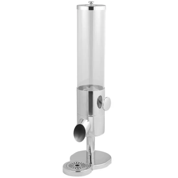 Eastern Tabletop 7833 11.4 Liter Single Canister Slim Stainless Steel Cereal Dispenser