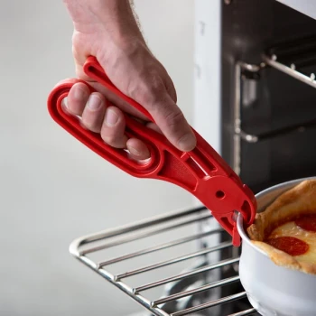 American Metalcraft N9494 8 1/4" Red Nylon Pizza Pan Gripper for Deep Pans