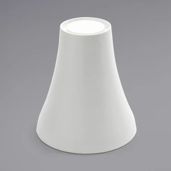 American Metalcraft LFTW67 Lift 7 1/8" White Melamine Pedestal