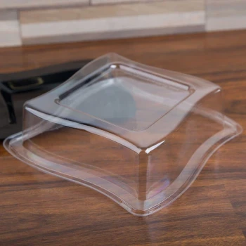 Fineline Wavetrends 108-L 8" Clear Dome Lid - 120/Case