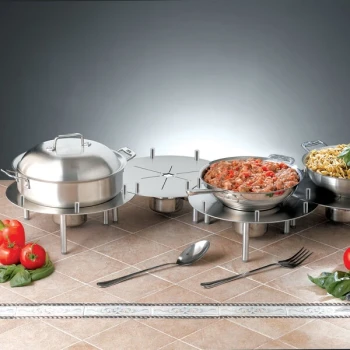 Bon Chef 12089 Stainless Steel Linking Chafer Alternative - 13" x 4 1/4"