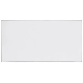 Aarco APS4896 96" x 48" White Syncoat Magnetic Marker Board with Aluminum Frame