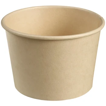 Solia 12 oz. Natural Bamboo Fiber Cup with PLA Lamination - 1,000/Case