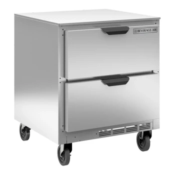 Beverage-Air UCRD27AHC-2-104 28" Low Profile Undercounter Refrigerator with 2 Drawers