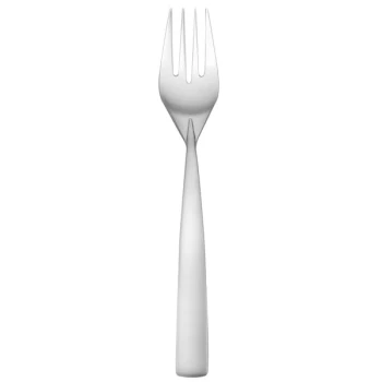Oneida Stiletto by 1880 Hospitality 2972FSLF 7" 18/10 Stainless Steel Extra Heavy Weight Salad / Pastry Fork - 36/Case