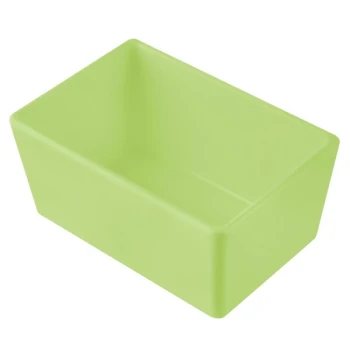 TableCraft CW5020MM Simple Solutions 1/9 Size Modern Mint Cast Aluminum Straight Sided Bowl - 3" Deep
