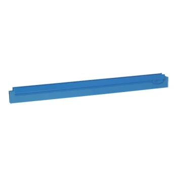 Vikan 77333 19 11/16" Blue Ultra-Hygienic Squeegee Blade for 77133 and 77233