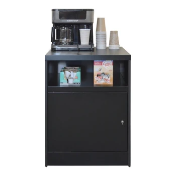 All State Manufacturing 23 1/4" x 19" x 32" Coffee Stand with Shelf OCS200-S-NS