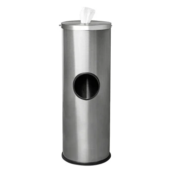 Ex-Cell Kaiser SW-DSP-01 SS 10" x 28" Stainless Steel Sanitizing Wipe Dispenser