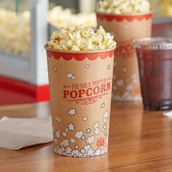 Carnival King Kraft 46 oz. Popcorn Cup - 500/Case
