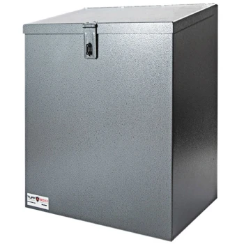 TuffBoxx ParcelBoxx 24" x 16" x 20" Galvanized Steel Extra Large Delivery Drop Box