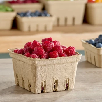 Choice 1 Pint Pulp Produce Basket - 500/Case