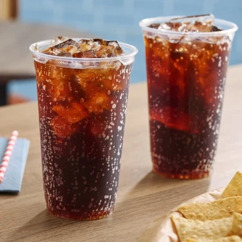 Fabri-Kal GC24 Greenware 24 oz. Compostable Clear Customizable Plastic Cold Cup - 600/Case