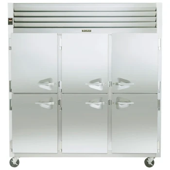 Traulsen G31301 3 Section Half Door Reach In Freezer - Left / Left / Right Hinged Doors