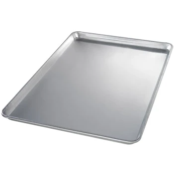 Chicago Metallic 40600 Full Size 12 Gauge 17 13/16 inch x 25 13/16 inch Open Bead/Semi-Curled Rim Aluminum Sheet Pan