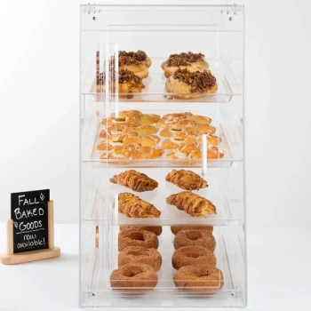 Cal-Mil 1012-S Classic Four Tier U-Build Pastry Display Case - 13 1/2" x 21" x 24 1/2"