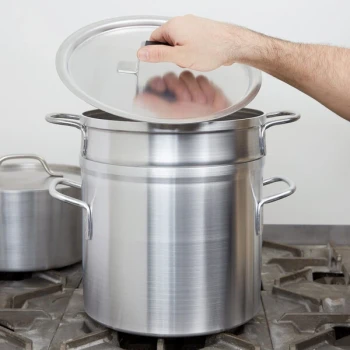 Vollrath 67711 Wear-Ever 11 Qt. Aluminum Double Boiler Set