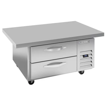 Beverage-Air WTRCS36HC-42FLT 42" 2 Drawer Refrigerated Chef Base with 8" Flat Top Overhang