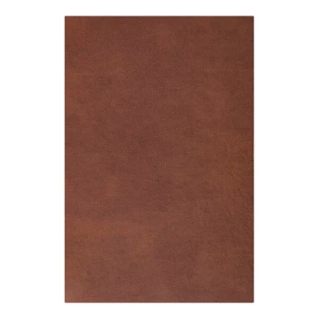 H. Risch, Inc. 11" x 17" Brown Tuxedo Leather Customizable 1 View Menu Cover with Picture Corners