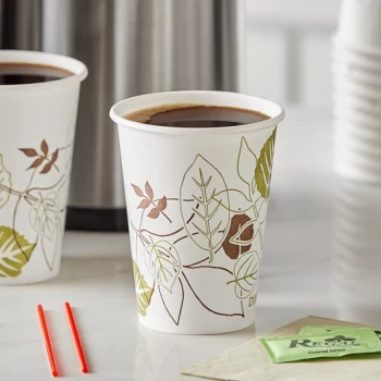 Dixie Pathways 12 oz. Poly Paper Hot Cup - 1,000/Case