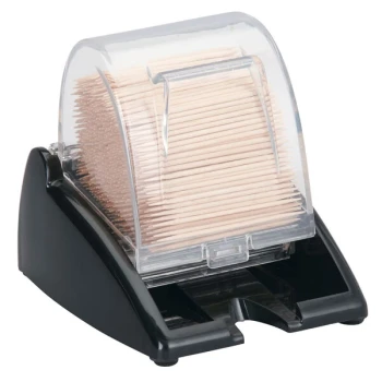 Vollrath 3853-06 Quik-Pik Black Toothpick Dispenser