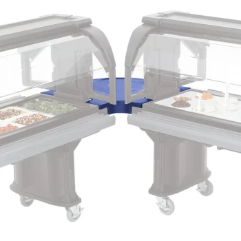 Cambro VBRC90186 Navy Blue Corner Connector for Versa Food Bars