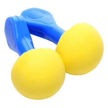 3M 321-2100 E-A-R™ EXPRESS™ Pod Plugs™ Yellow / Blue Uncorded Foam Earplugs - 100/Pack