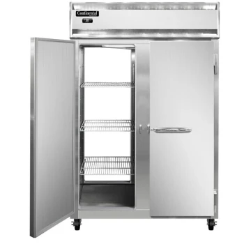 Continental Refrigerator 2R-N-PT 52" Solid Door Pass-Through Refrigerator