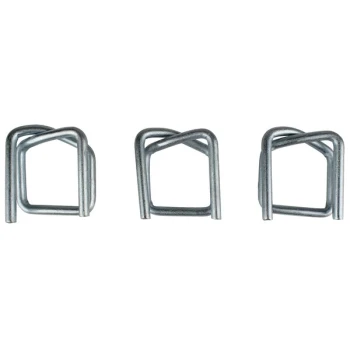 Encore Packaging 1" Heavy-Duty Galvanized Clear Wire Buckle for Cord Strapping - 500/Case