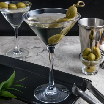 Libbey Infinium 8 oz. Tritan™ Plastic Martini Glass - Sample