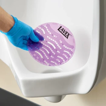 Lavex Fabulous Scent EVA Deodorizing Gel Urinal Screen - 10/Case