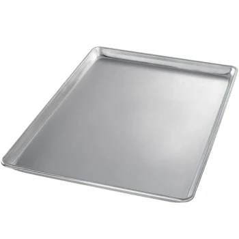 Chicago Metallic 41500 Three-Quarter Size 18 Gauge 15 13/16 inch x 21 13/16 inch Wire in Rim Aluminum Sheet Pan