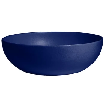 G.E.T. Enterprises BRD18-MOD-PC Bugambilia 15.9 Qt. Smooth MOD Finish Pacific Blue Resin-Coated Aluminum Extra Large Deep Round Bowl