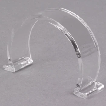 GET CLIPS-PLAIN-PC-CL Salad Dressing Label Clips for SDB Dressing Bottles - 8/Pack