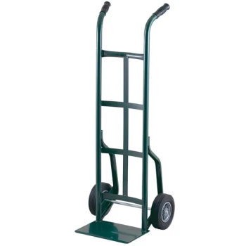 Harper 800 lb. Dual Handle Steel Hand Truck with 10" x 3 1/2" Pneumatic Wheels 20T17