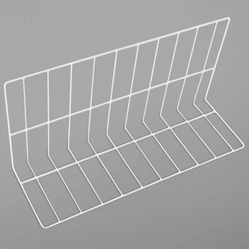 Elite Global Solutions W81224-W 24" x 8" x 12" White Vinyl Coated Wire Divider