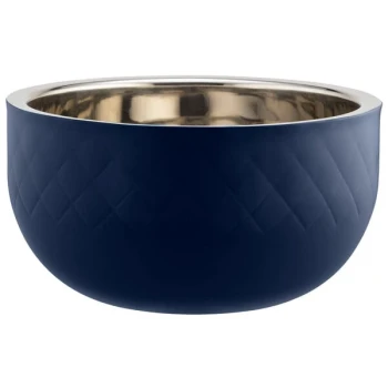 Bon Chef Diamond Collection Cold Wave 7 Qt. Cobalt Blue Triple Wall Bowl