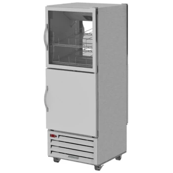 Beverage-Air RID18HC-HGS 27" Glass Half Door Pass-Through Refrigerator