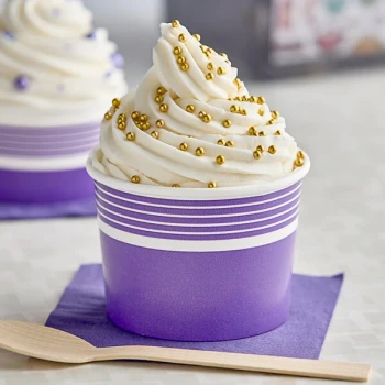 Choice 12 oz. Purple Paper Frozen Yogurt / Food Cup - 1,000/Case
