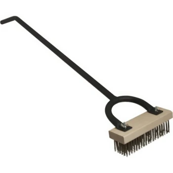 Texas Brush 133-1667 24" Stainless Steel Bristle Texas Grill Brush