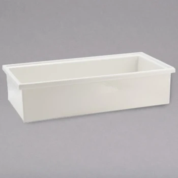 Bon Chef EZ-13-3PWHT EZ Fit Smart Bowl White Sandstone Finish 1/3 Size - 3" Deep