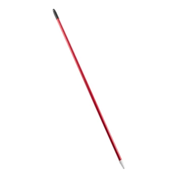 Carlisle Sparta 4022705 60" Red Threaded Fiberglass Broom / Squeegee Handle with Flex Tip