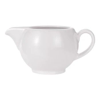 Reserve by Libbey Parisian 10 oz. Porcelain Sauce Boat - 12/Case