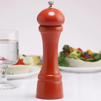 Chef Specialties 08952 Professional Series 8" Customizable Autumn Hues Butternut Orange Salt Mill