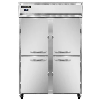 Continental Refrigerator 2FN-HD 52" Solid Half Door Reach-In Freezer - 48 cu. ft.