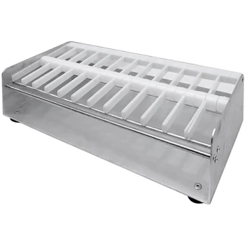 Heat Seal PS-12 Aluminum Label Dispenser - 12 Roll Capacity