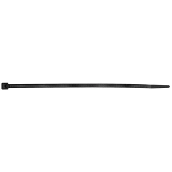 Controltek USA 590102 8" Black Nylon Self-Locking Cable Ties - 1,000/Pack