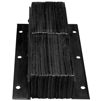 Ideal Warehouse 20" x 6" x 11" Vertical Laminated Dock Bumper with Flat Side LVB620-11/P1