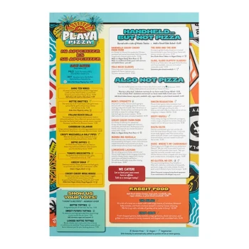 Choice 12" x 18" Squared Corner Customizable Waterproof Menu